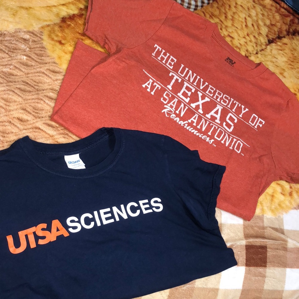 2 College Shirts UTSA